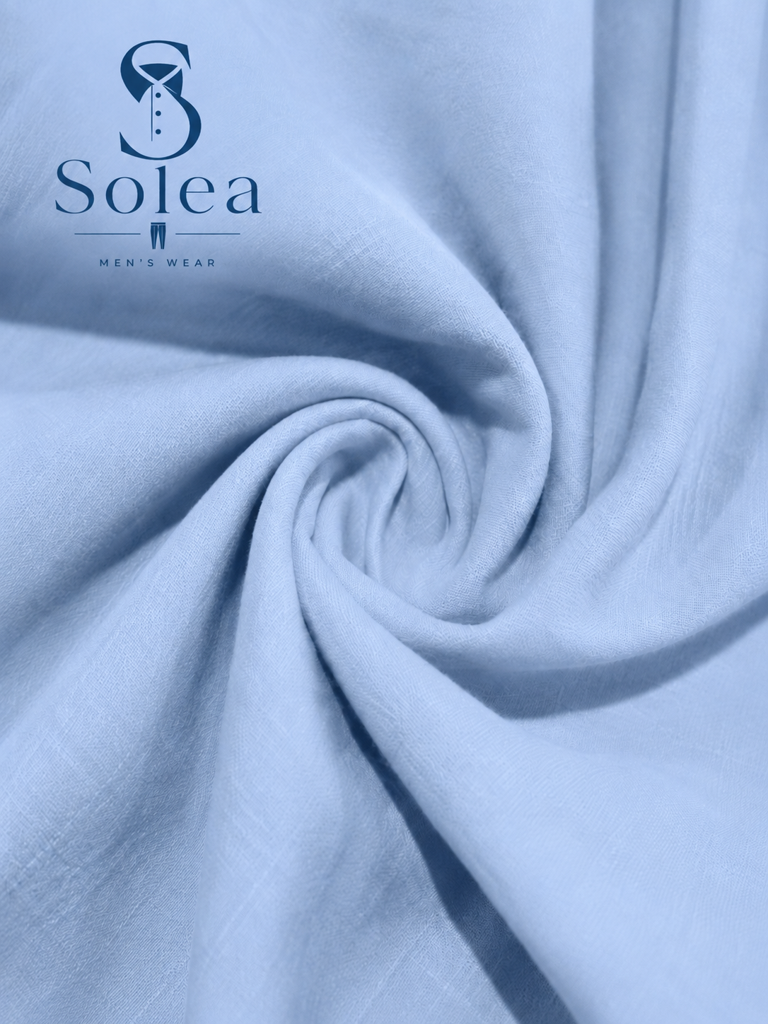 SOLEA - Completo da uomo, camicia e pantalone in cotone e lino